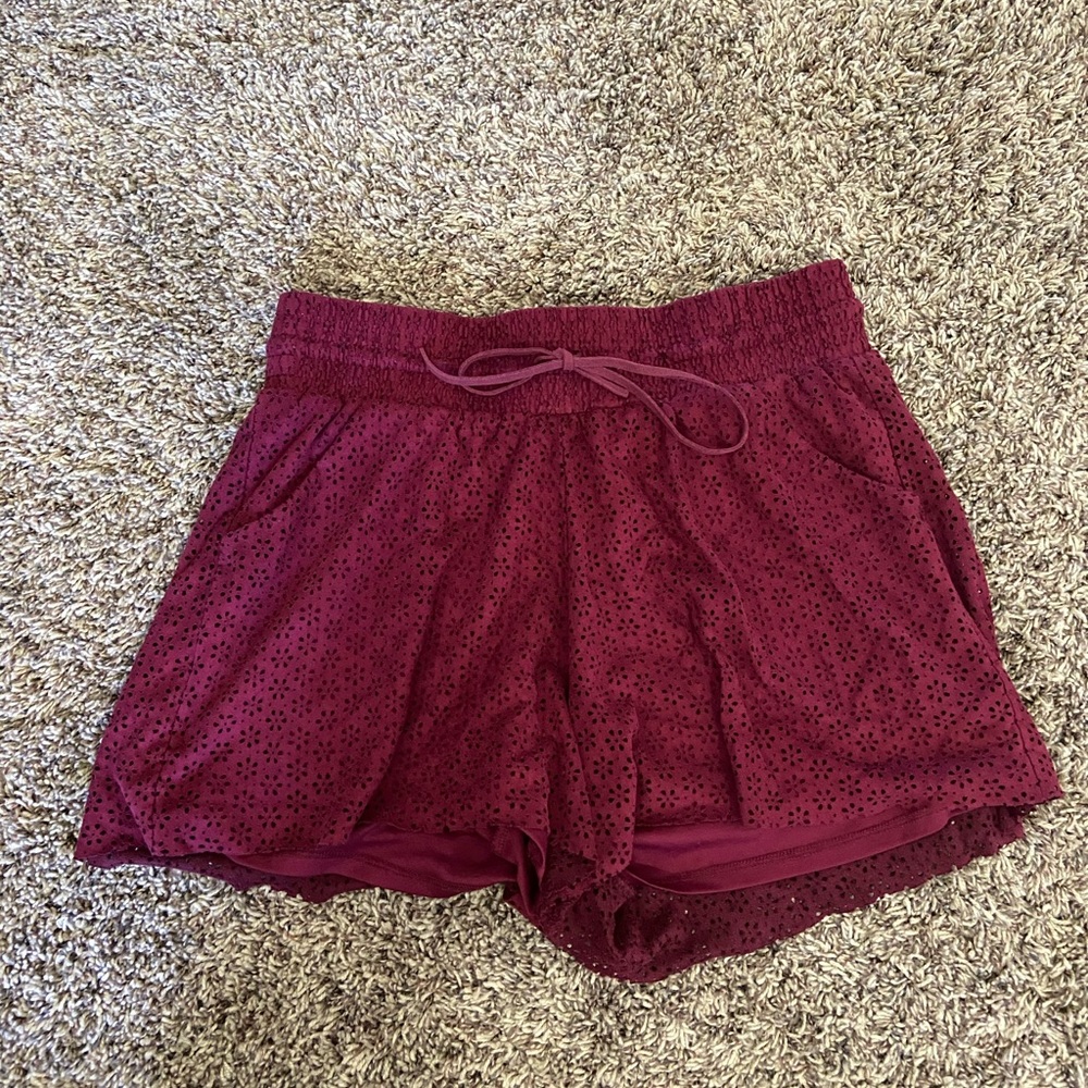 Maurices burgundy shorts